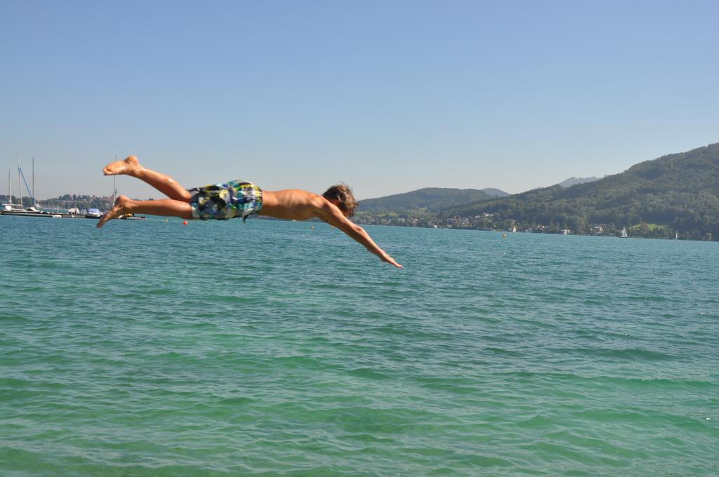 Litz - Das Erlebnishaus Am Attersee Hotell Seewalchen Exteriör bild